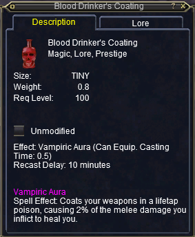 Blood Drinkers Coating